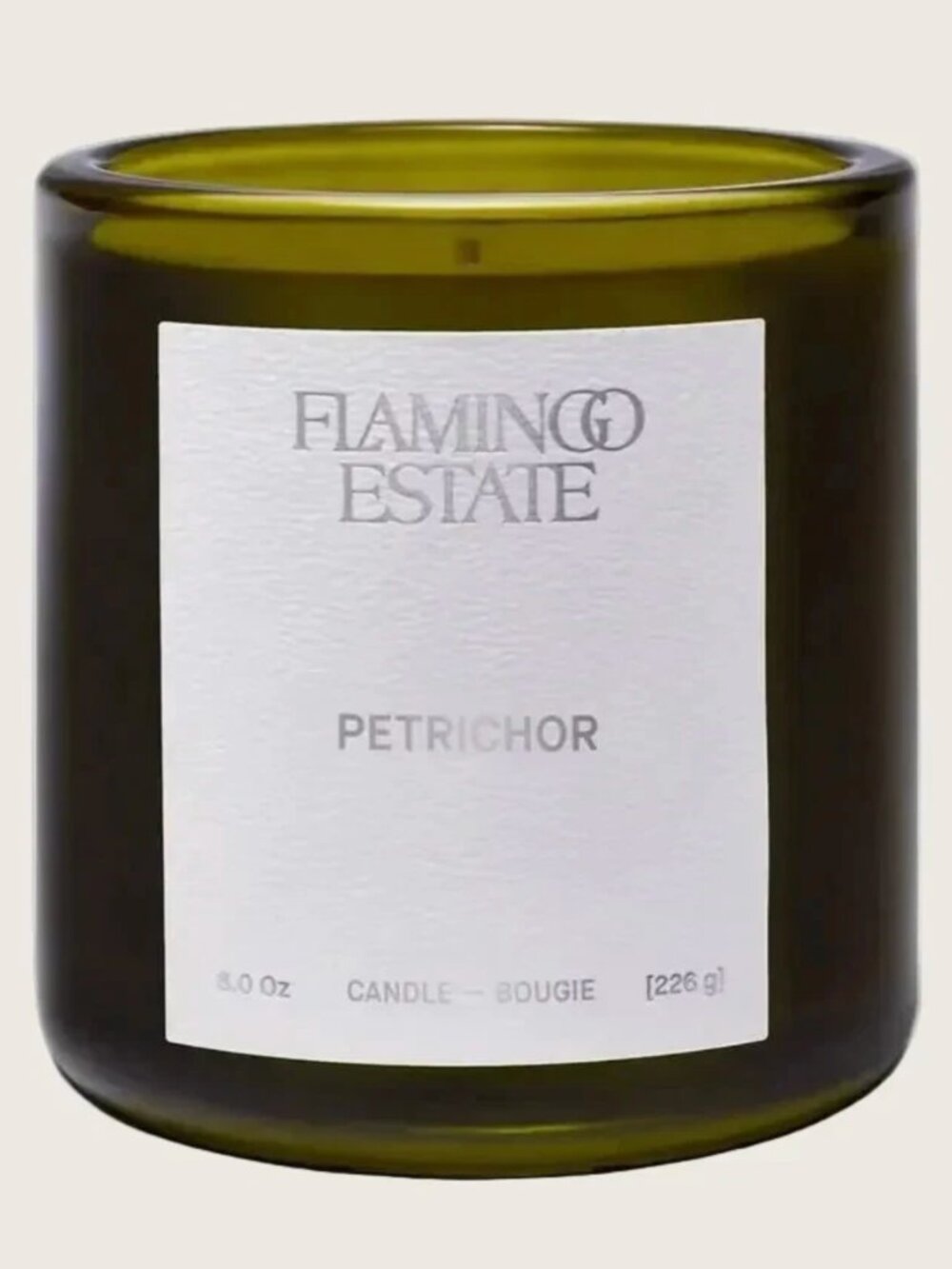 Flamingo Estate Candle - Petrichor Scented - 8oz. w/box NEW